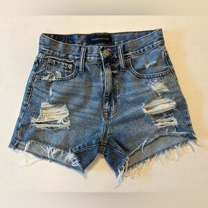 Aeropostale 90s high rise cut-off jean shorts size 2